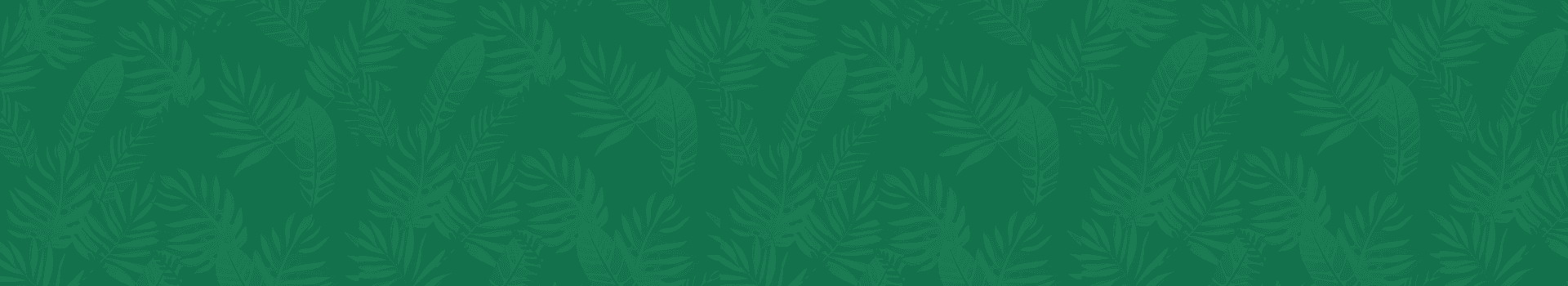 A textured green background featuring subtle leaf patterns.
