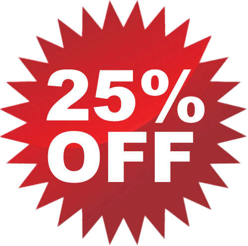 25 Percent Discount